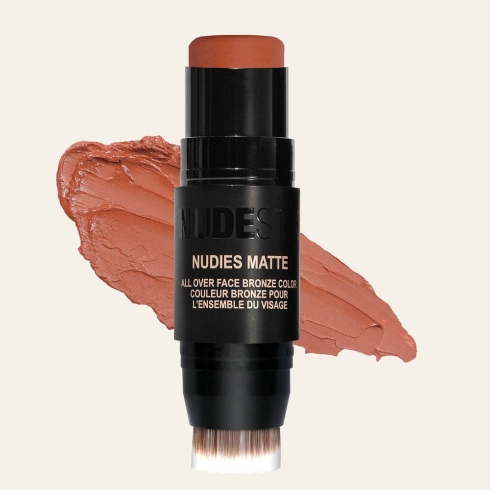 Nudestix SUNKISSED Nudies Cream Bronzer Stick | NEW | Matte Bronze Blush Stick